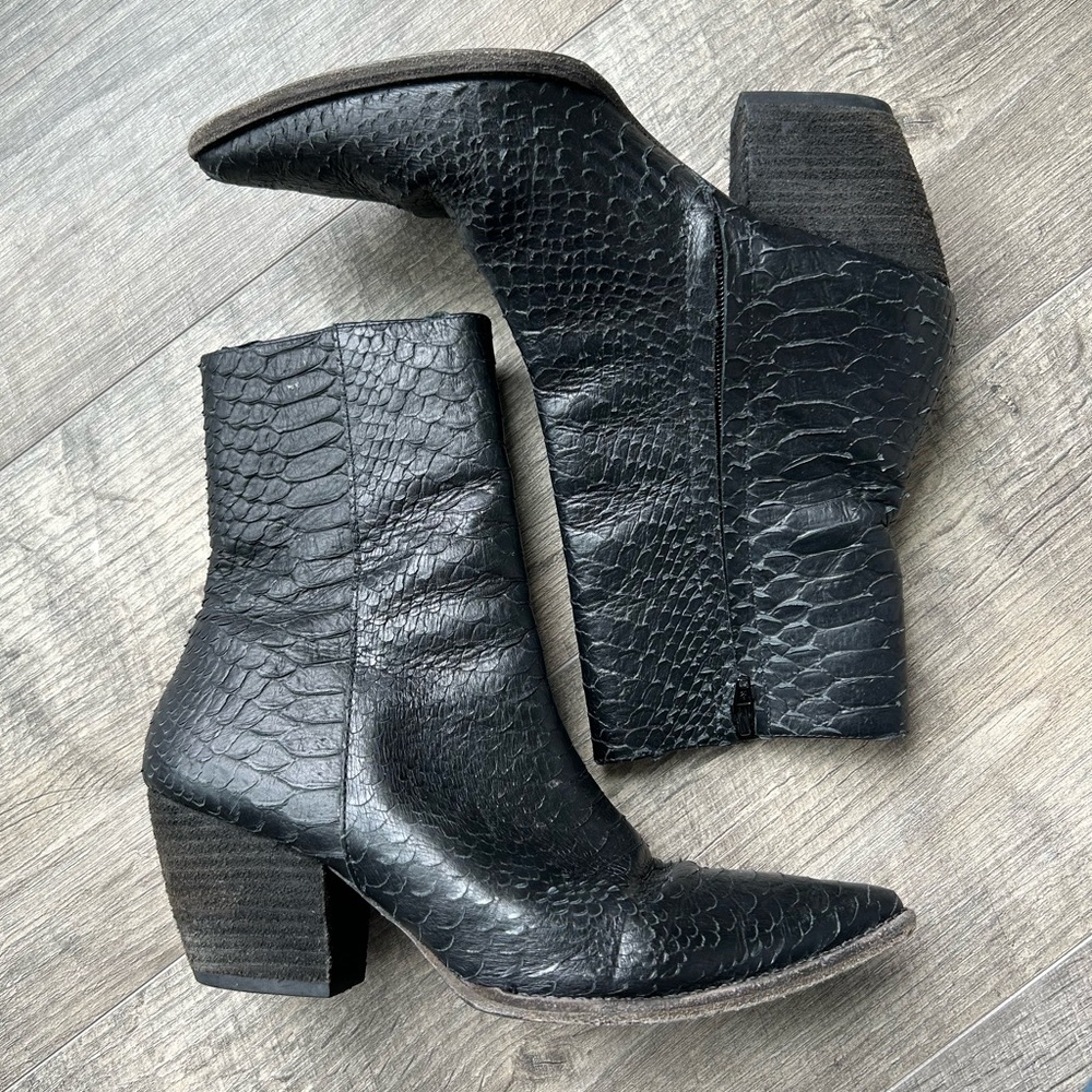 Matisse Snakeskin Boots